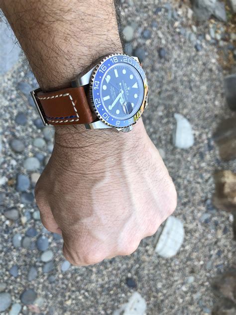 rolex blnr leather strap|vintage rolex with leather strap.